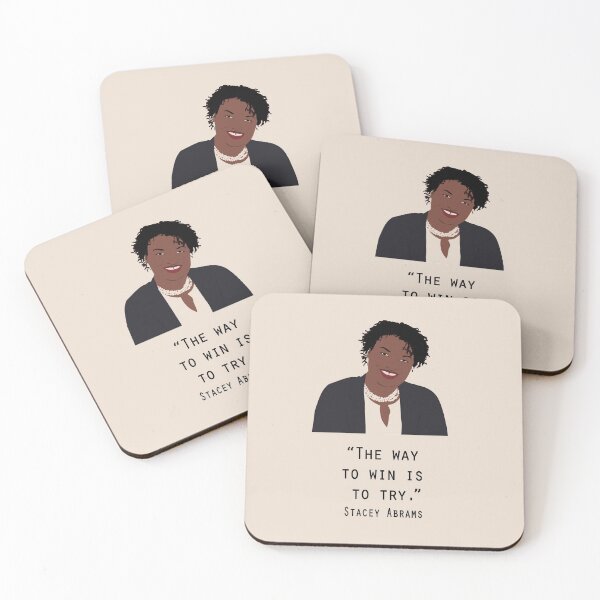 Item preview, Stacey Abrams Poster Quote The way to win is to try Print, stacey abrams tshirt, Nasty women vote designed and sold by GalleryArtField.