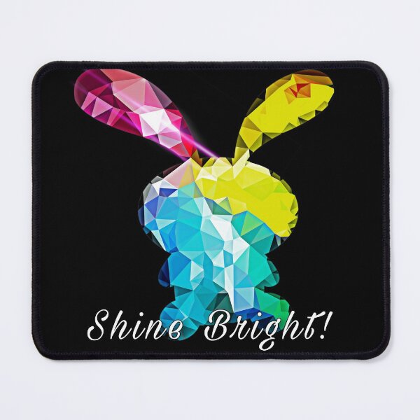 Item preview, Shine Bright Like a Rainbow Bunny designed and sold by YollieBeeArt.