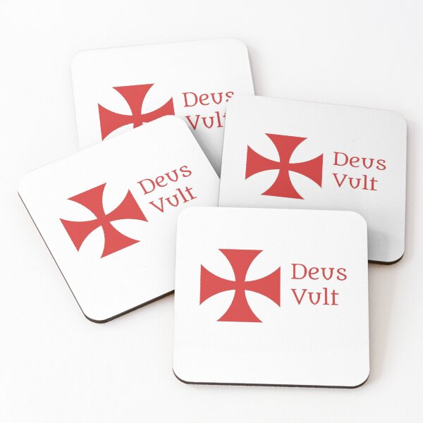 Item preview, Templar motto Deus vult designed and sold by Enriquegl.