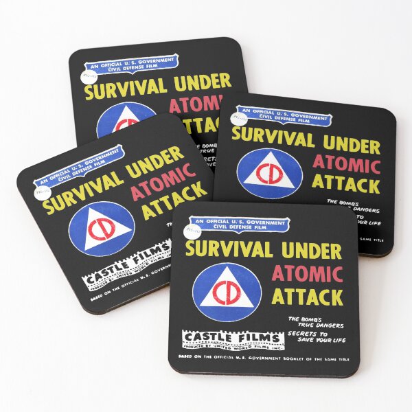 Item preview, CIVIL DEFENSE FILM - SURVIVAL UNDER ATOMIC ATTACK designed and sold by ThrowbackAds.