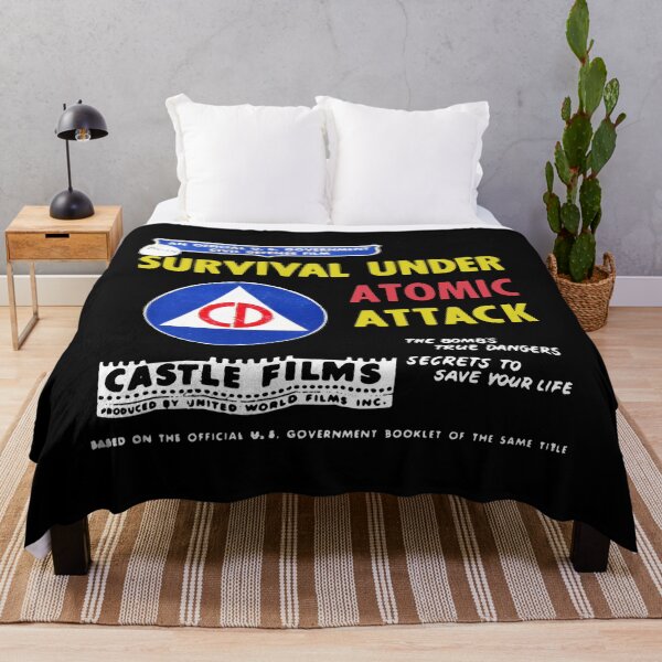 Item preview, CIVIL DEFENSE FILM - SURVIVAL UNDER ATOMIC ATTACK designed and sold by ThrowbackAds.