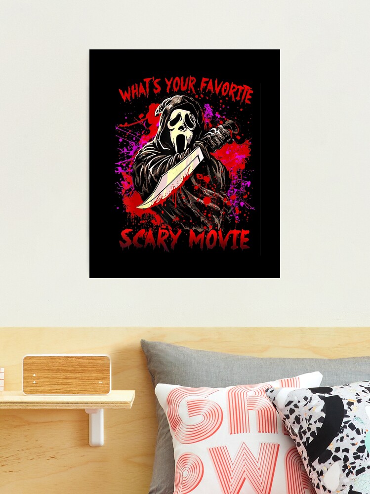 Ghost Face (what's your favorite scary movie?), an art print by Reverenze  Illustrate - INPRNT