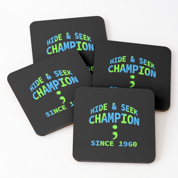 Item preview, Semicolon : Hide and Seek champion since 1960 designed and sold by yoshra.
