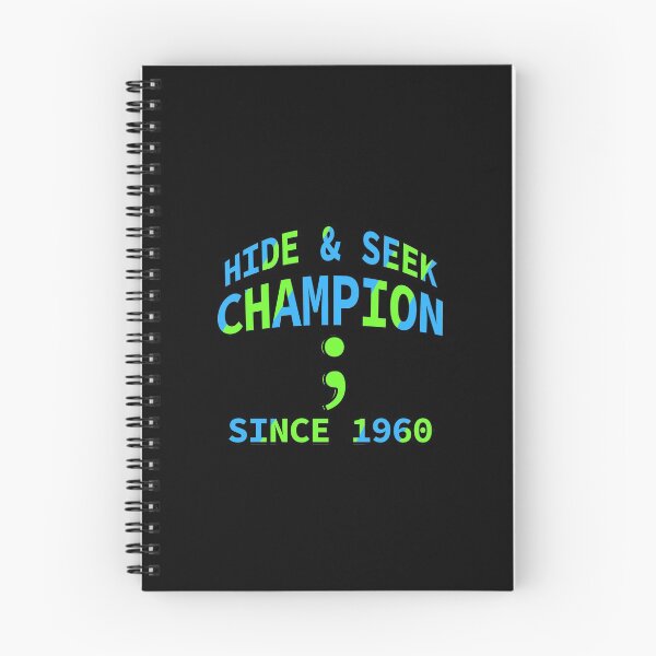 Item preview, Semicolon : Hide and Seek champion since 1960 designed and sold by yoshra.