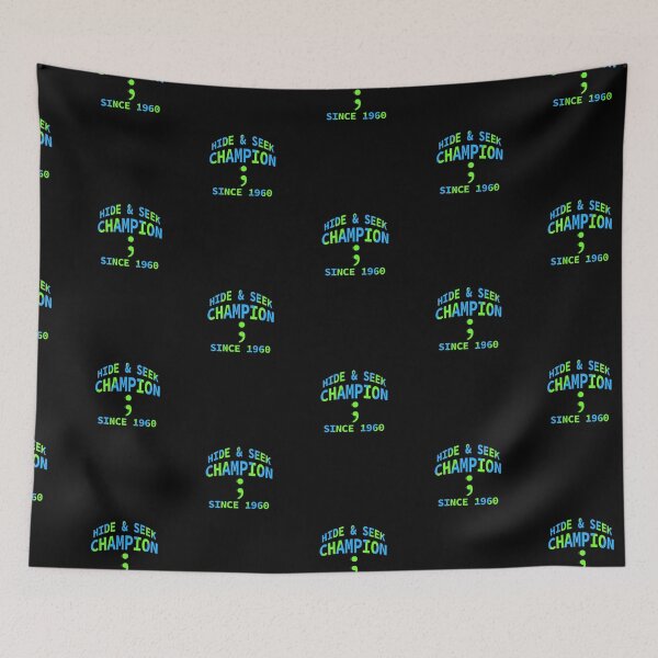 Item preview, Semicolon : Hide and Seek champion since 1960 designed and sold by yoshra.