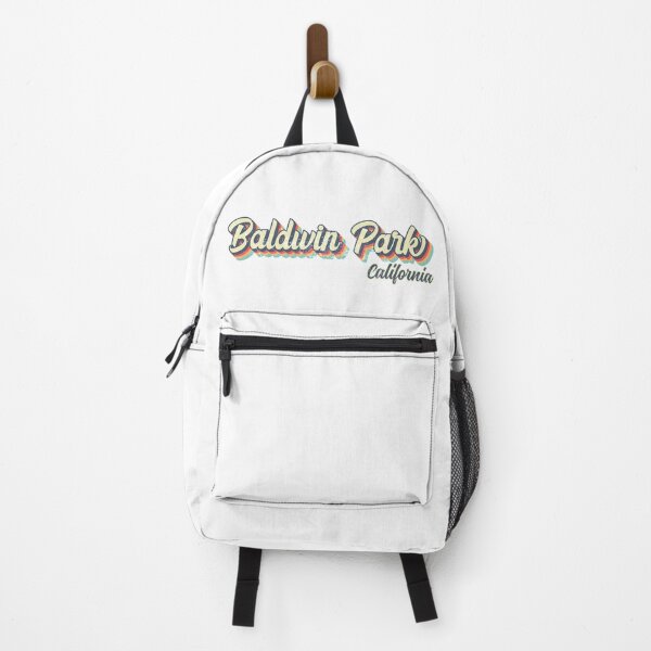 Item preview, Baldwin Park City California Retro Vintage 70s rainbow designed and sold by Teelogic.