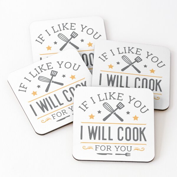 Item preview, If I Like You I Will Cook For You designed and sold by cherrific.