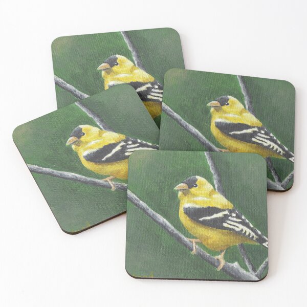 Item preview, Goldfinch on a Branch designed and sold by dragonbee.