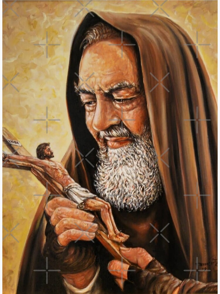 "Saint Padre Pio, St. Padre Pio poster, Padre pio" Poster for Sale by