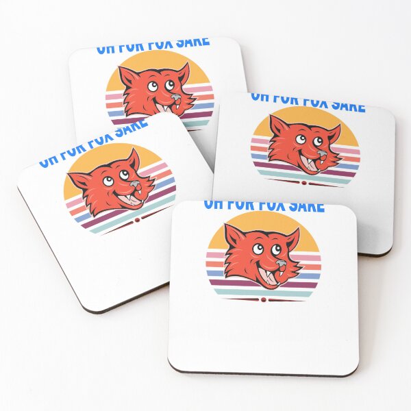 Item preview, Oh For Fox Sake funny fox cartoon retro designed and sold by uta917.