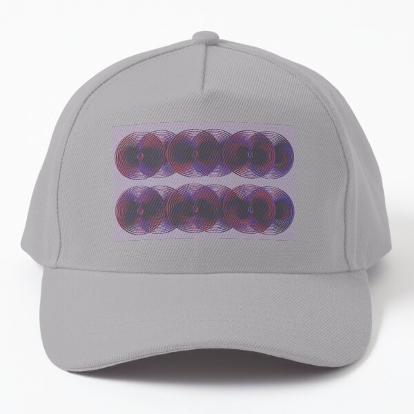 3d lp purple Baseball Cap