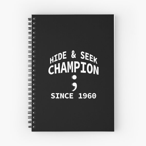 Item preview, Semicolon : Hide and Seek champion since 1960 designed and sold by yoshra.