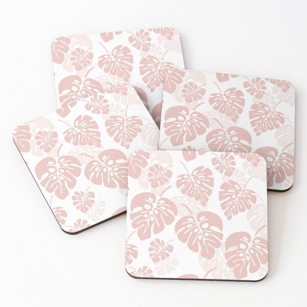 Item preview, Summer seamless pattern with pink monstera designed and sold by Gurshnet68.