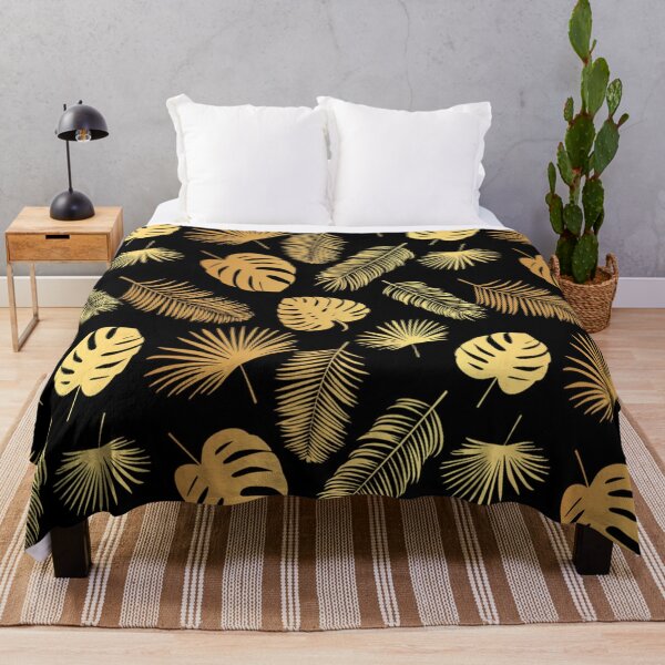 Item preview, Summer tropical palm tree leaves seamless pattern designed and sold by Gurshnet68.