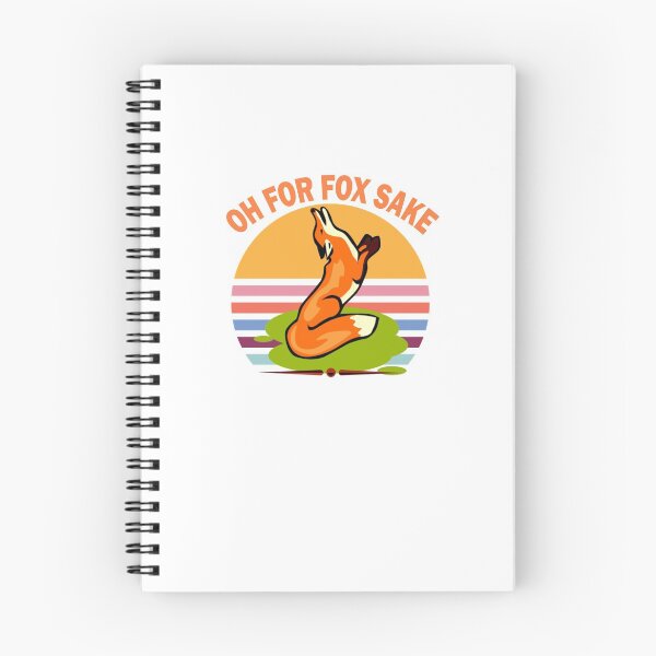 Item preview, Oh For Fox Sake funny fox cartoon retro designed and sold by uta917.