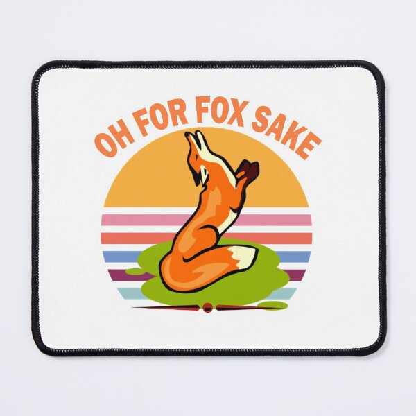 Item preview, Oh For Fox Sake funny fox cartoon retro designed and sold by uta917.