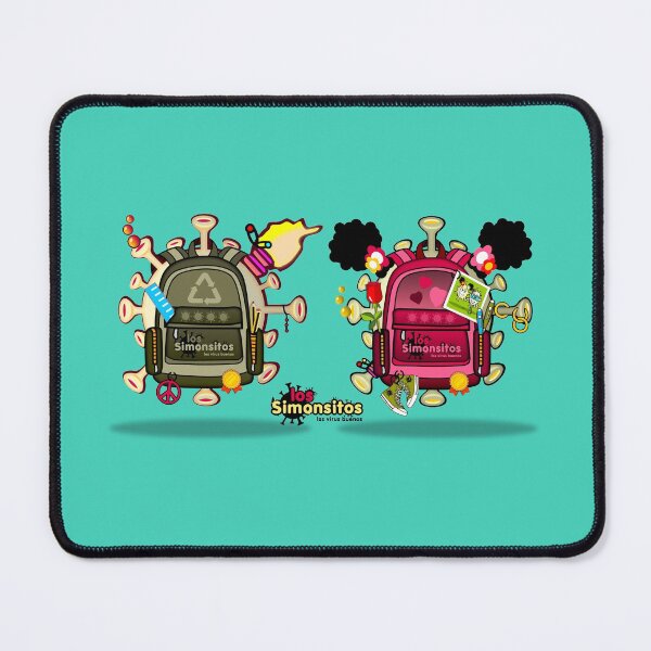 Item preview, Emma and Lola with their backpacks designed and sold by simonsitos.