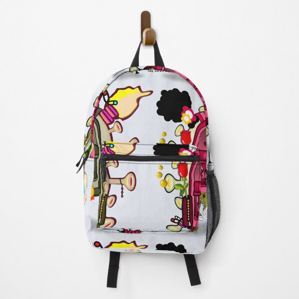 Item preview, Emma and Lola with their backpacks designed and sold by simonsitos.