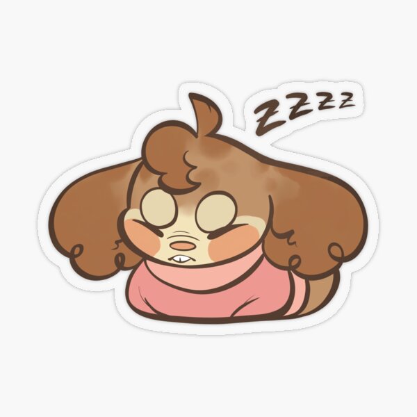 Sleepy Tobacco Transparent Sticker