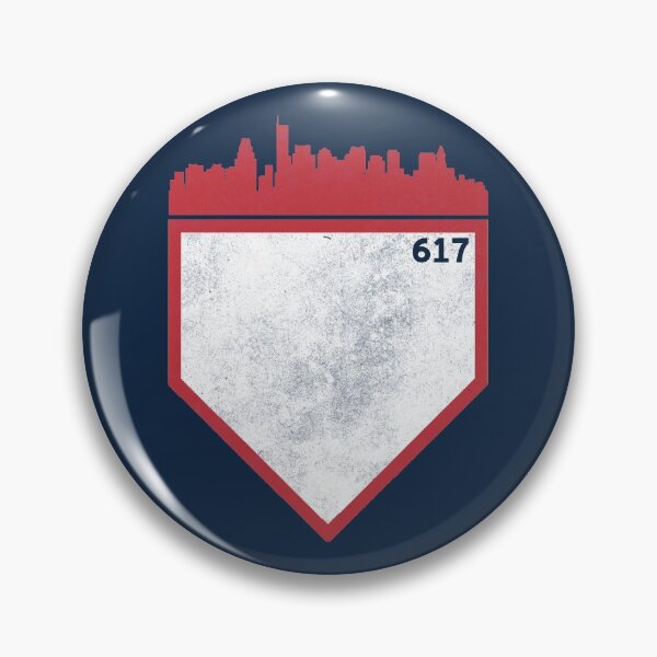 Item preview, Retro Boston Skyline Baseball Home Plate 617 designed and sold by toutwearapparel.