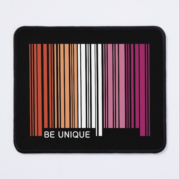 Item preview, Be Unique Lesbian Barcode Graphic designed and sold by iscaStudioArt.