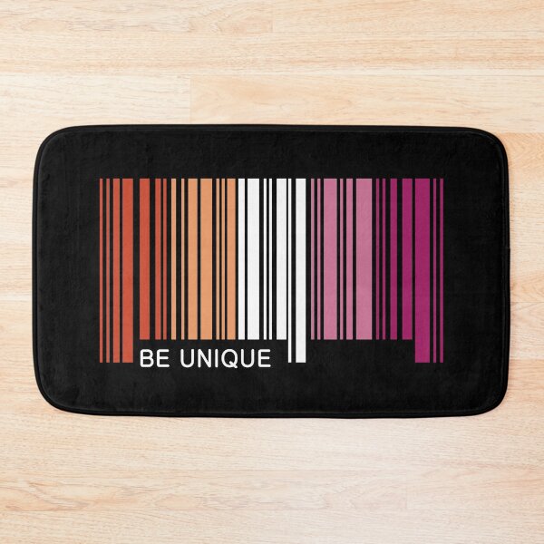 Item preview, Be Unique Lesbian Barcode Graphic designed and sold by iscaStudioArt.
