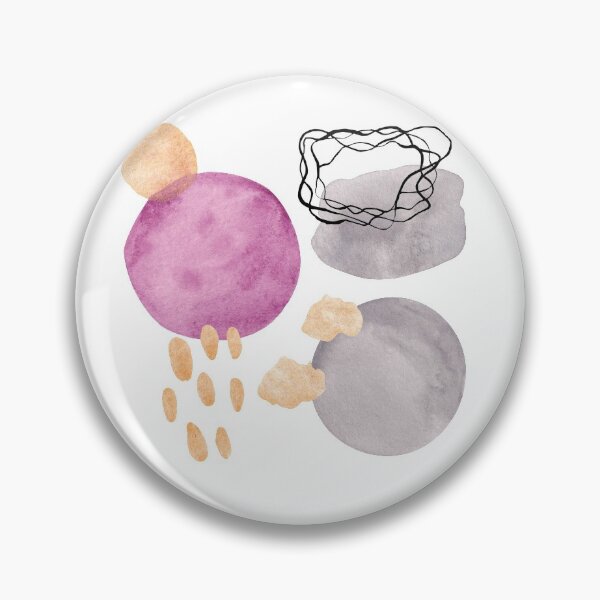 Item preview, Watercolor fashion spots in black, gold and purple designed and sold by SKhappyartist.