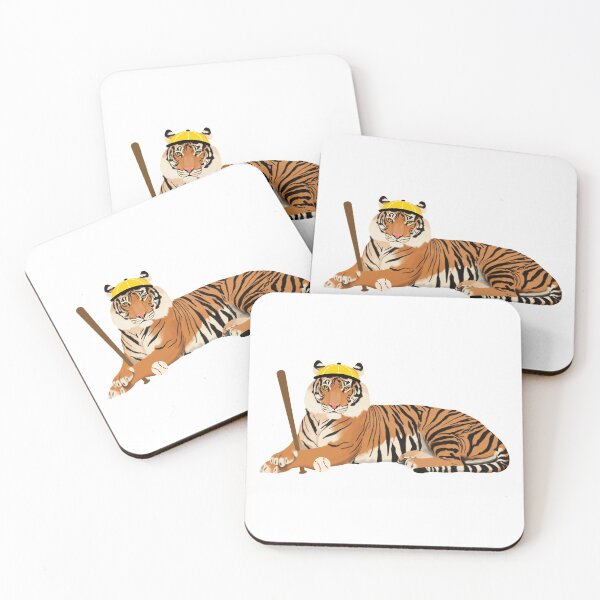 Item preview, Baseball Tiger Yellow designed and sold by cmd-art.