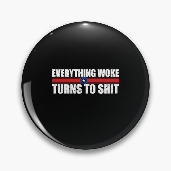 Item preview, Everything Woke Turns To Shit T-Shirteverything woke turns to shit - black  designed and sold by Astraxelenca.