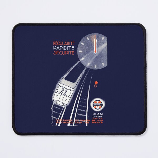 Item preview, 1939 PARIS METRO - TIMETABLE designed and sold by ThrowbackAds.