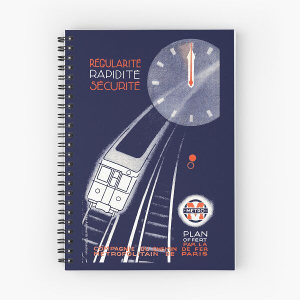 Item preview, 1939 PARIS METRO - TIMETABLE designed and sold by ThrowbackAds.