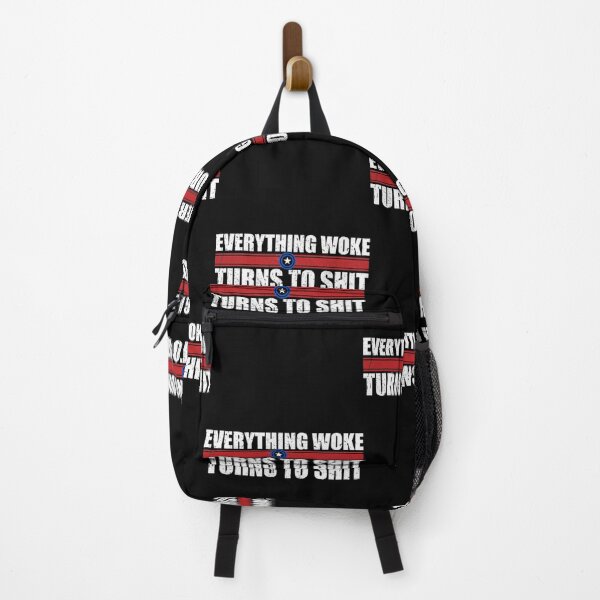 Artikelvorschau, Everything Woke Turns To Shit T-Shirteverything Woke Turns To Shit - schwarz entworfen und verkauft von Astraxelenca.