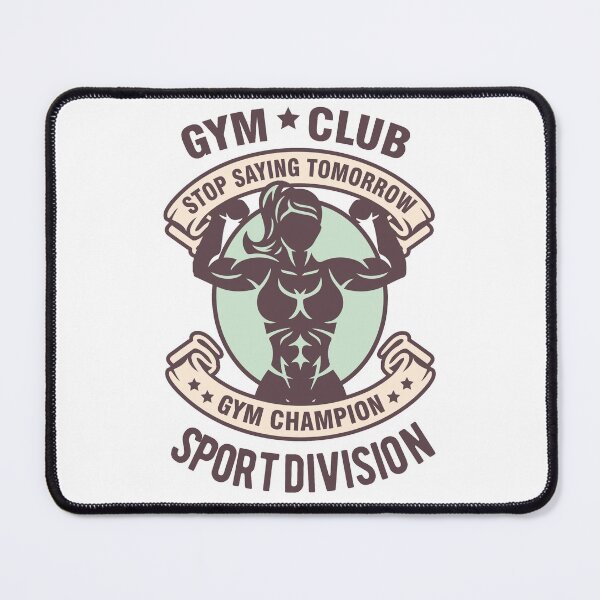 Item preview, Gym club motivation quotes designed and sold by Desibeau.