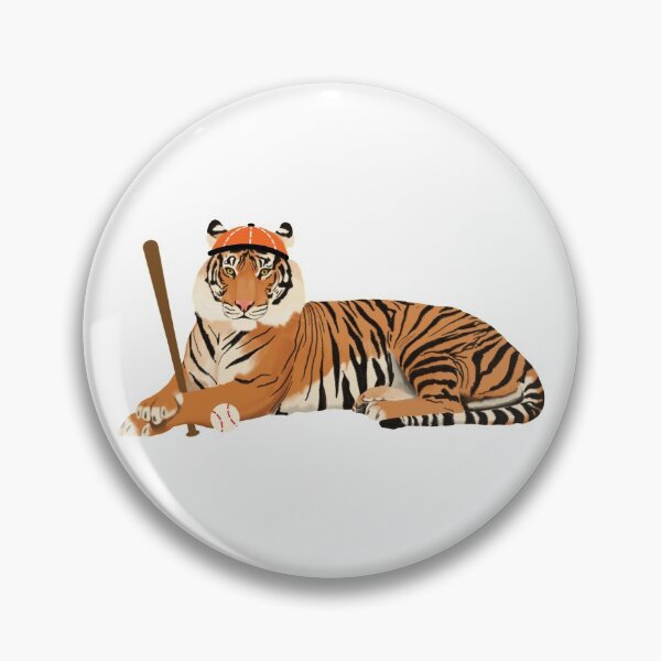 Item preview, Baseball Tiger Orange designed and sold by cmd-art.