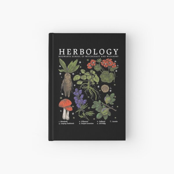 Herbology Plants Hardcover Journal