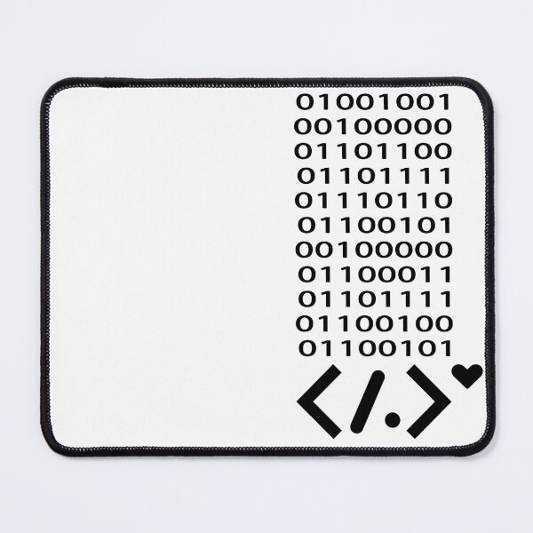 Item preview, i love codding funny binary friends programmer gift designed and sold by ELPRONTO-DESIGN.