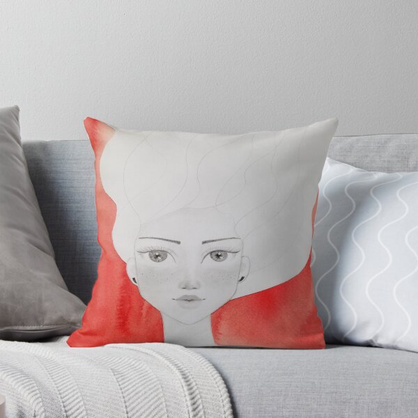 Item preview, "The unwearable lightness of being" - beautiful female face drawing by CoolCleverCute designed and sold by CoolCleverCute.