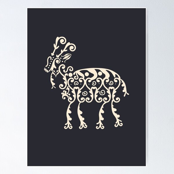 Item preview, Retro Yule Goat Victorian Christmas Hygge Aesthetic Pagan Julbocken  designed and sold by retroyule.