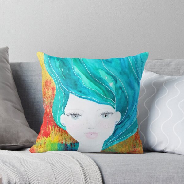 Item preview, "Size me up" - beautiful female face drawing by CoolCleverCute designed and sold by CoolCleverCute.