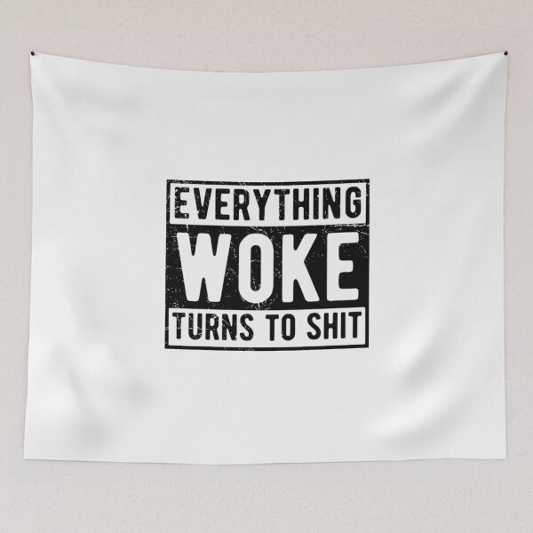 Artikelvorschau, Everything Woke Turns To Shit T-ShirtAlles Erwachte wird zu Scheiße entworfen und verkauft von Astraxelenca.
