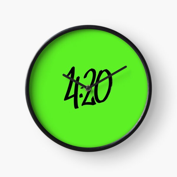420 Clocks Redbubble