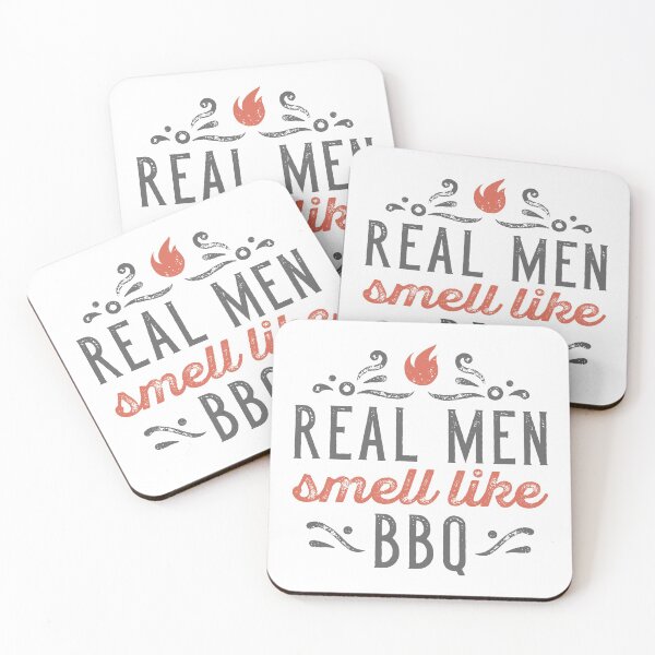 Item preview, Real Men Smell Like BBQ designed and sold by cherrific.