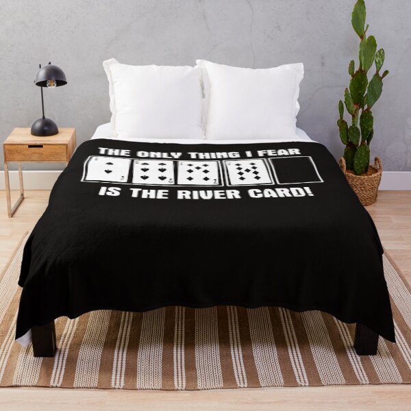 Item preview, Funny Poker Fear The River Gifts for Dad Screen Printed Tee Mens Ladies Womens poker hip hop designed and sold by RalphTrottier.