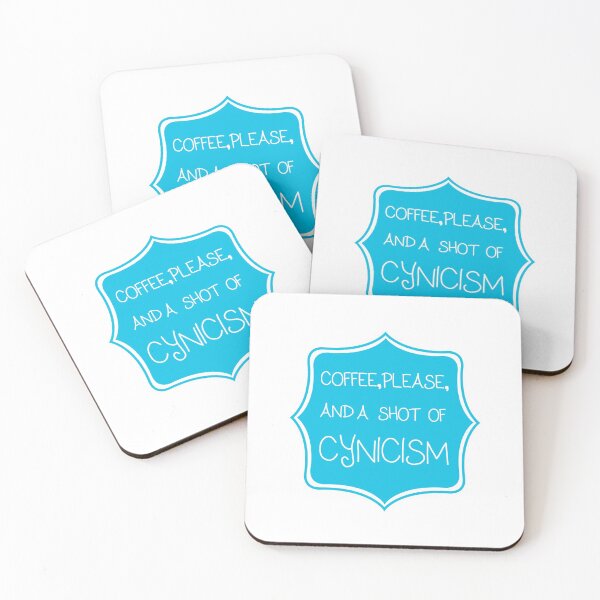 Item preview, Copy of Coffee, Please, And A Shot Of Cynicism designed and sold by Raminovitch.