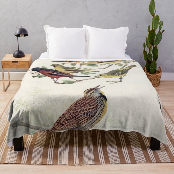 Item preview, Oriole and Meadowlark birds illustration designed and sold by Vintage Designs +.