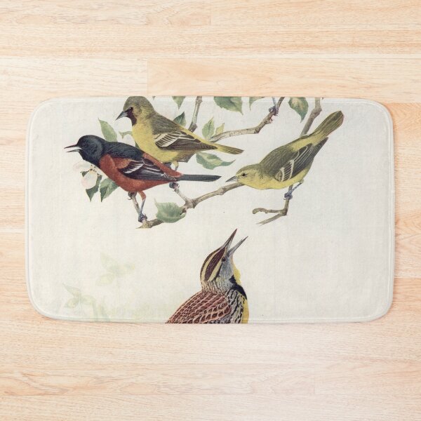 Item preview, Oriole and Meadowlark birds illustration designed and sold by Vintage Designs +.