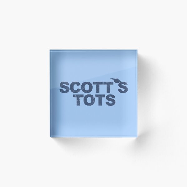 Item preview, Scott's Tots - Textura descolorida vintage - La oficina designed and sold by sticker-stacker.