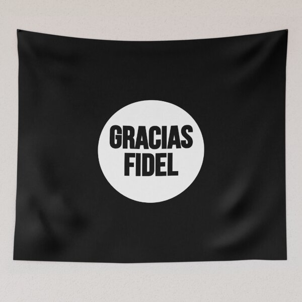 Item preview, Gracias Fidel Castro Slogan designed and sold by RevolutionInPaint.