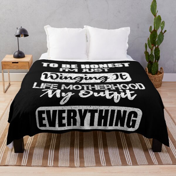 Item preview, To Be Honest I'M Just Winging It Life Motherhood My Outfit Everything, Funny Mom Shirt,Just Winging It Shirt, Gift for Mom Funny Shirt designed and sold by ilias13.
