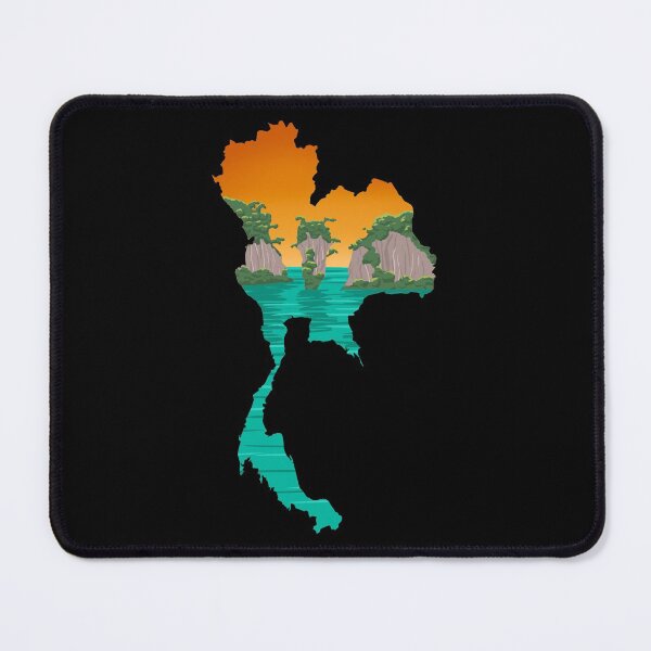 Item preview, Thailand map and landscape designed and sold by landscapeworlds.